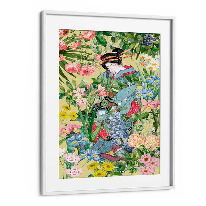 GEISHA AMONG FLOWERS