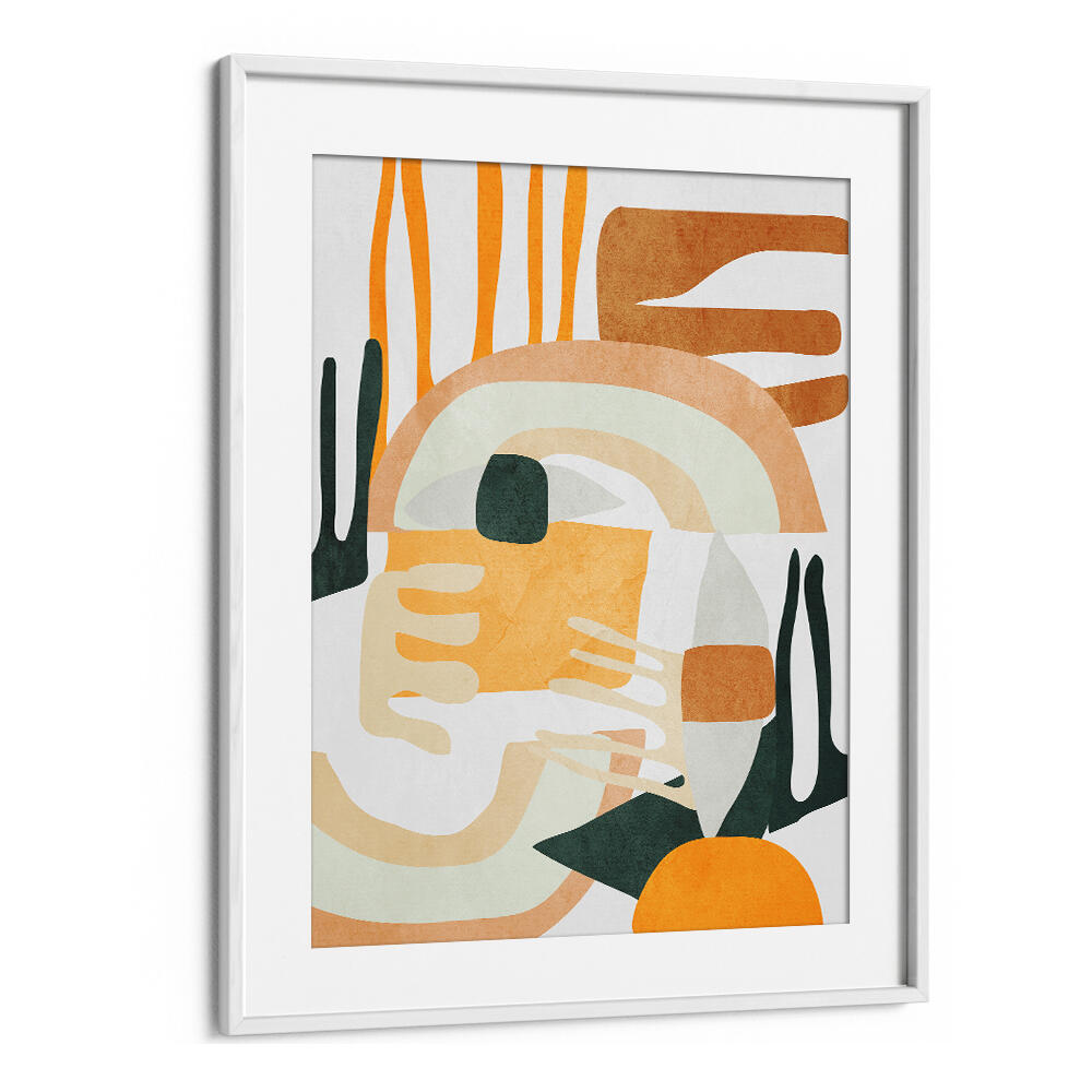 GEOMETRIC SHAPES ABSTRACT HARMONY , BOHO ART PAINTINGS