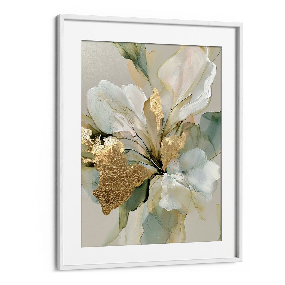 GOLDEN FLORAL ABSTRACT