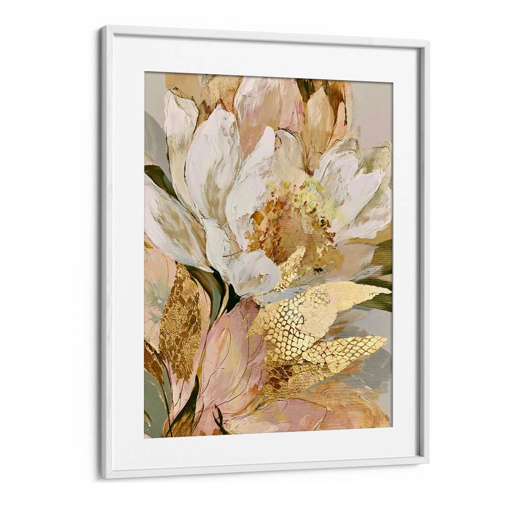 GOLDEN FLORAL ABSTRACTION