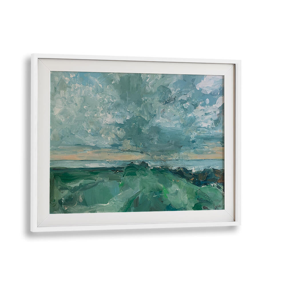 Bright and serene GREEN LANDSCAPE, LANDSCAPE PAINTINGS to enhance your home decor, showcasing nature's beauty.