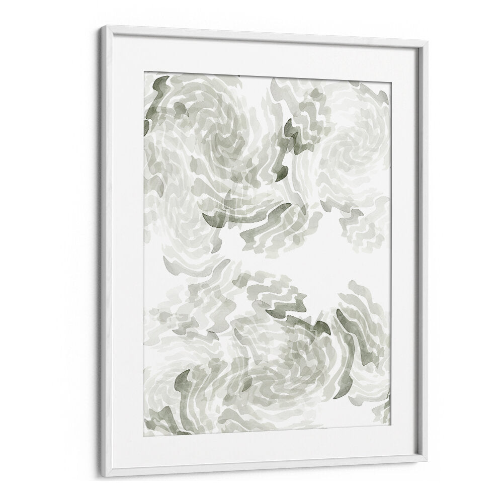 Stylish GREY WATERCOLOUR TWIRL I, ABSTRACT PAINTINGS featuring fluid designs, perfect for transforming your space.
