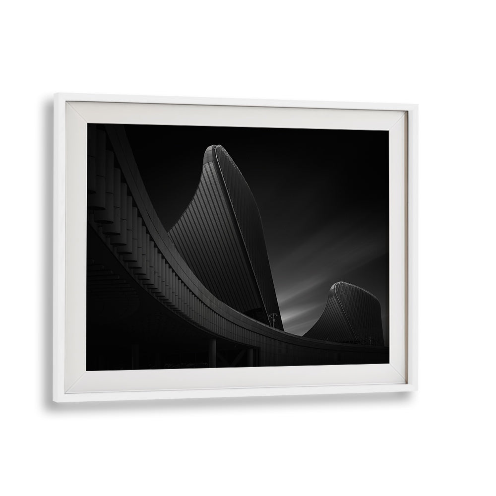 HARP STRUCTURE, PHOTOGRAPHY PRINTS showcasing stunning architectural lines in a striking black and white design.