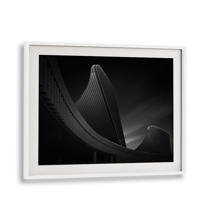 HARP STRUCTURE, PHOTOGRAPHY PRINTS showcasing stunning architectural lines in a striking black and white design.