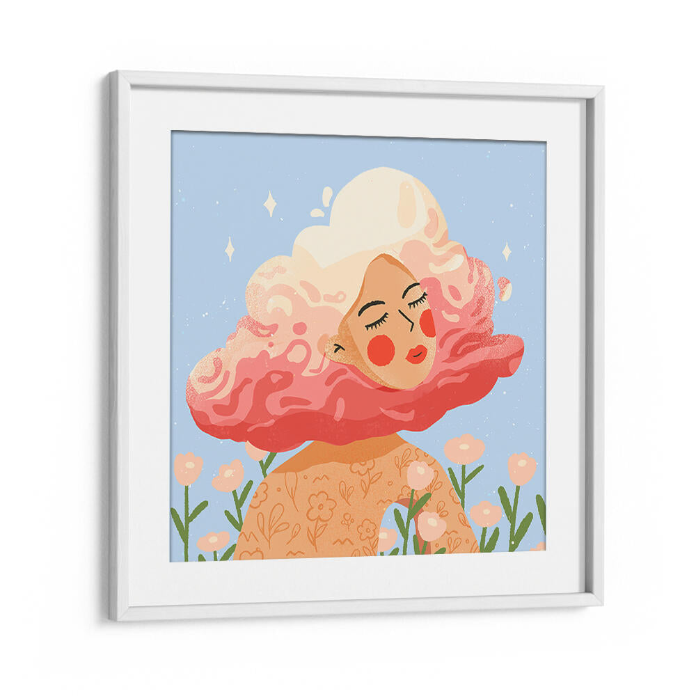 HEAD ON CLOUD , PORTRAITS & FIGURATIVE ILLUSTRATIONS