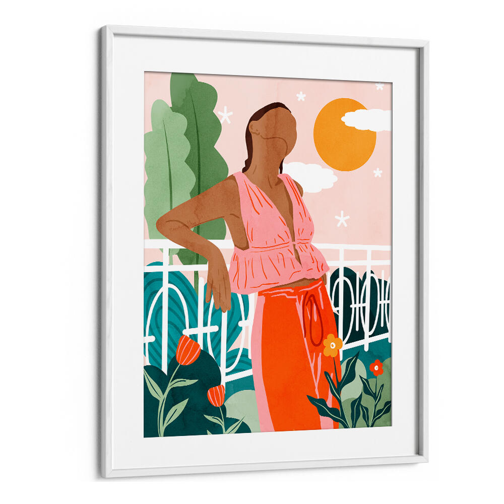 JUST ANOTHER WARM DAY , PORTRAITS & FIGURATIVE ILLUSTRATIONS