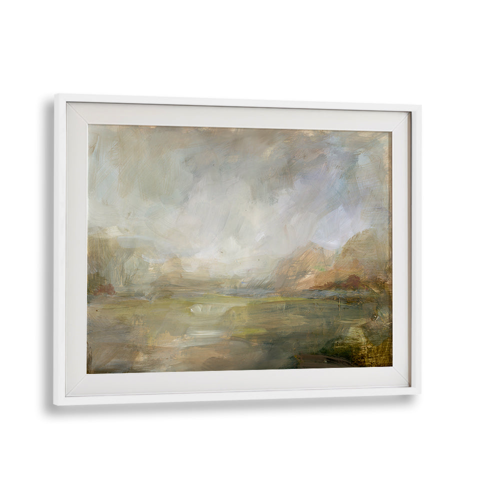 Transform your space with the serene MISTY MORNING VISTA, LANDSCAPE PAINTINGS, capturing calm light and fog.