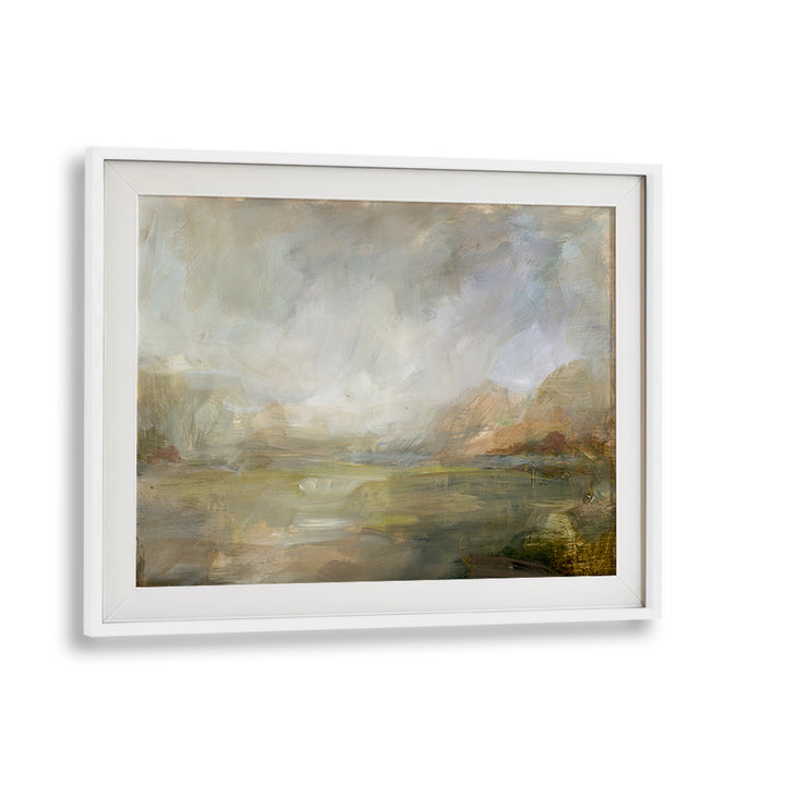 Transform your space with the serene MISTY MORNING VISTA, LANDSCAPE PAINTINGS, capturing calm light and fog.