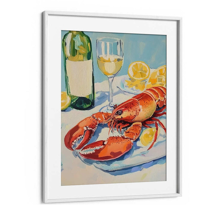 LOBSTER AND WINE , KITCHEN POSTERS