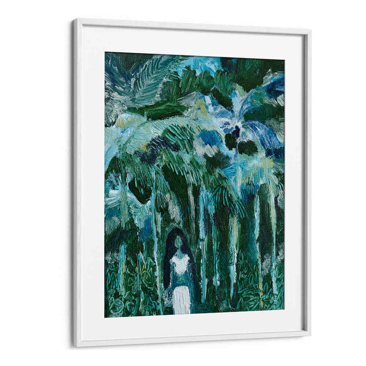 LOCAL IN TROPICAL FOREST , FLORAL FLOWER PAINTINGS