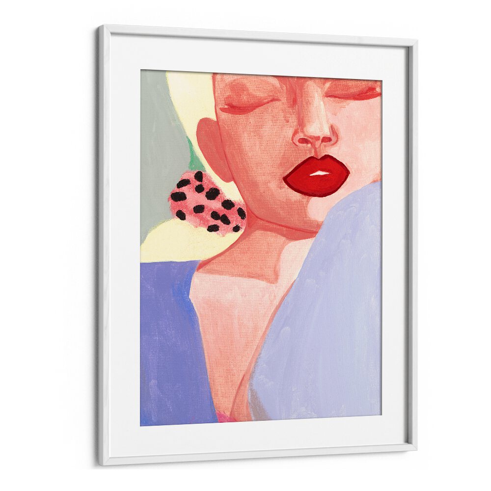 Vibrant artwork from LUNE II, PORTRAITS collection, perfect for modern decor and enhancing your living space.