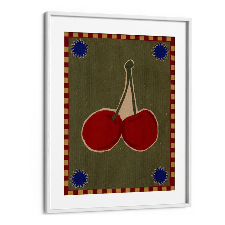 Stylish LUSH DUO, KITCHEN POSTERS featuring vibrant cherries, perfect for elevating your kitchen decor.