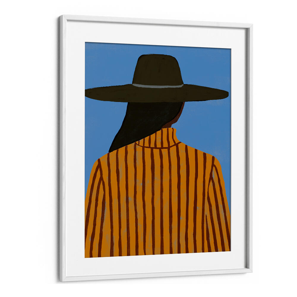 MODERN WOMAN WITH HAT , FASHION POSTERS