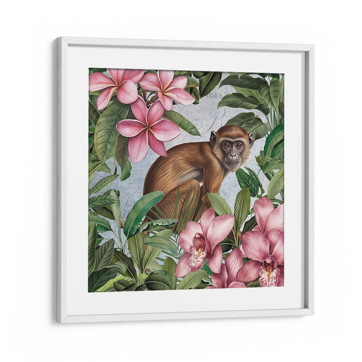 MONKEY GARDEN , ANIMAL PAINTINGS