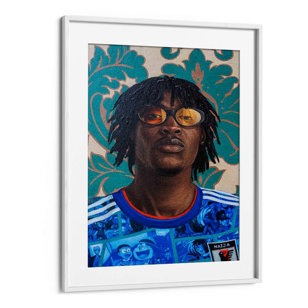 Vibrant NAIJA ANIME, AFRICAN ART PAINTINGS showcasing a unique blend of anime and African cultural motifs.
