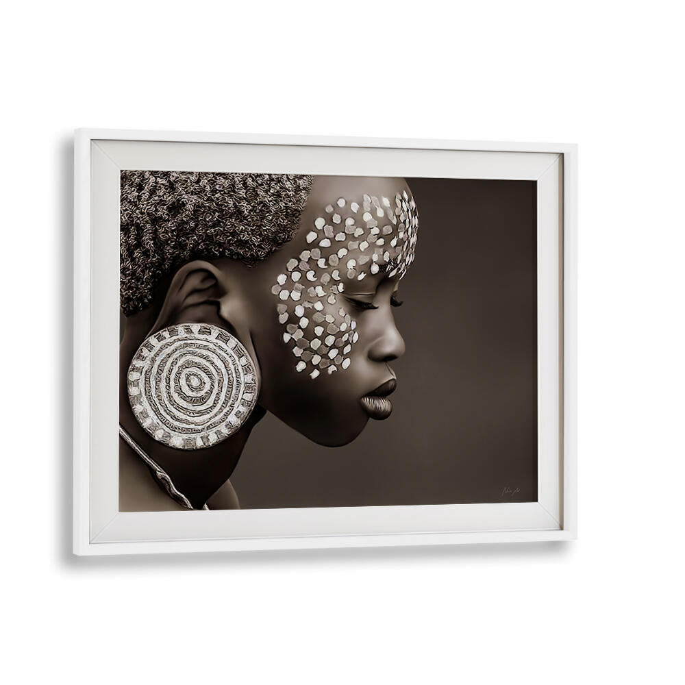 MURSI GIRL, PORTRAITS showcase stunning artistry and cultural beauty through expressive figurative illustrations.