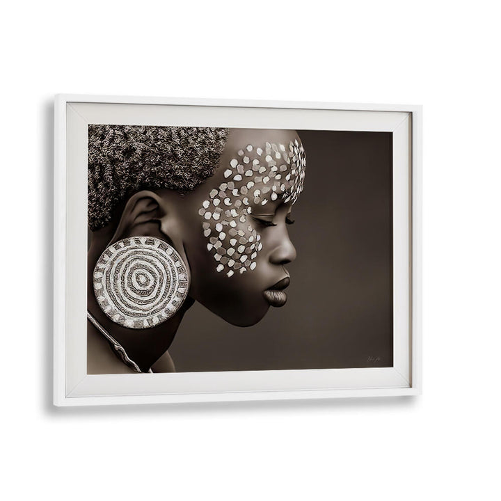 MURSI GIRL, PORTRAITS showcase stunning artistry and cultural beauty through expressive figurative illustrations.