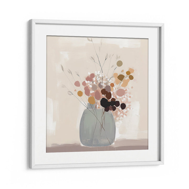 MUTED BLOOMS , FLORAL FLOWER PAINTINGS