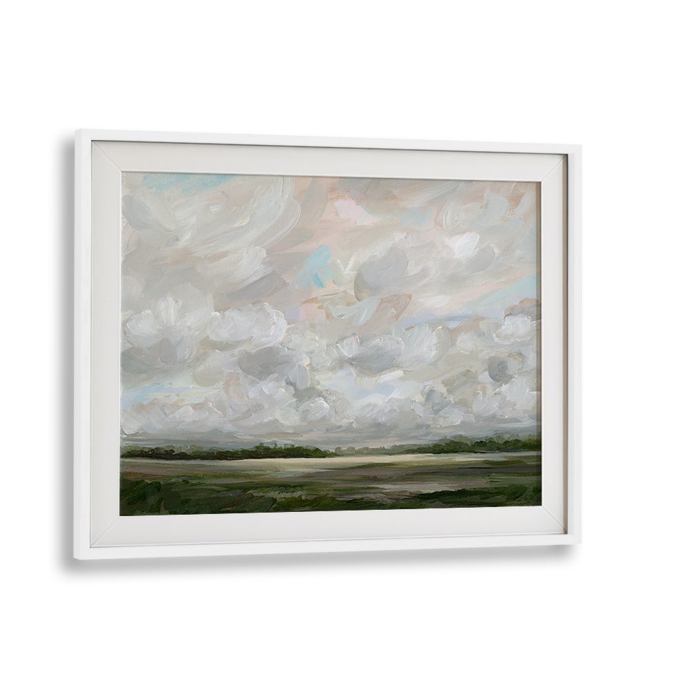 Muted Prairie, abstract paintings showcasing serene landscapes, perfect for enhancing your home decor.