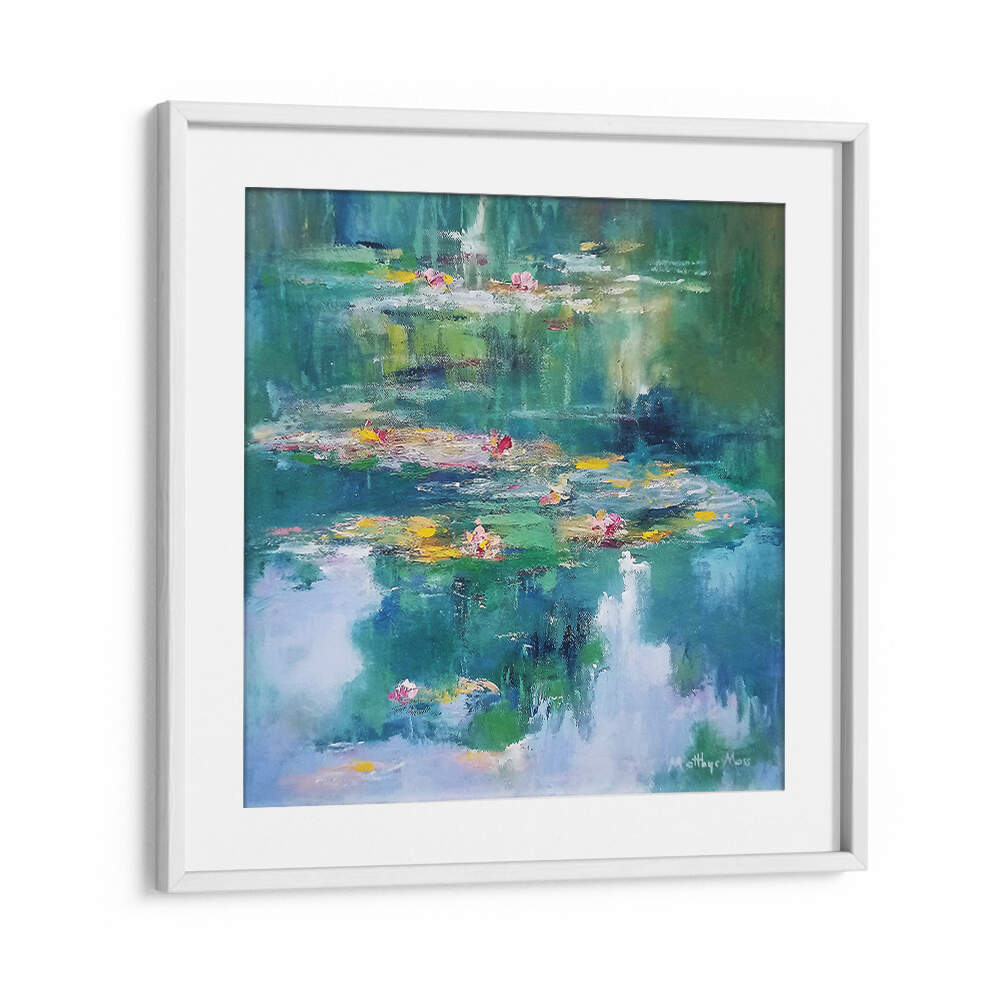 MYSTIC LILIES , FLORAL FLOWER PAINTINGS