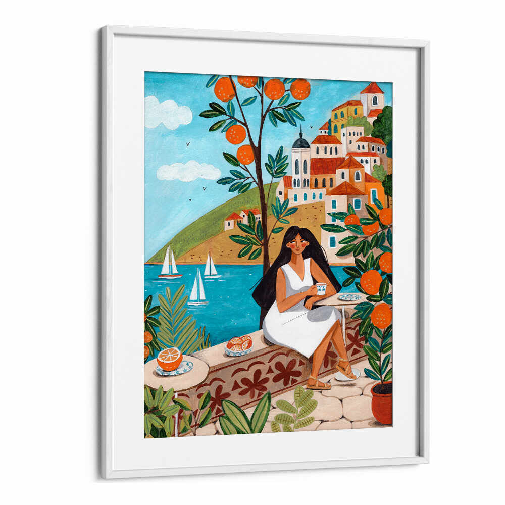 MEDITERRANEAN BLISS , PORTRAITS & FIGURATIVE ILLUSTRATIONS