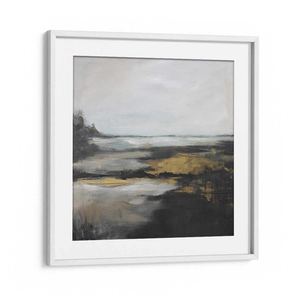 Elegant NATURE INSPIRED LANDSCAPE, LANDSCAPE PAINTINGS in neutral tones, perfect for enhancing home decor serenity.