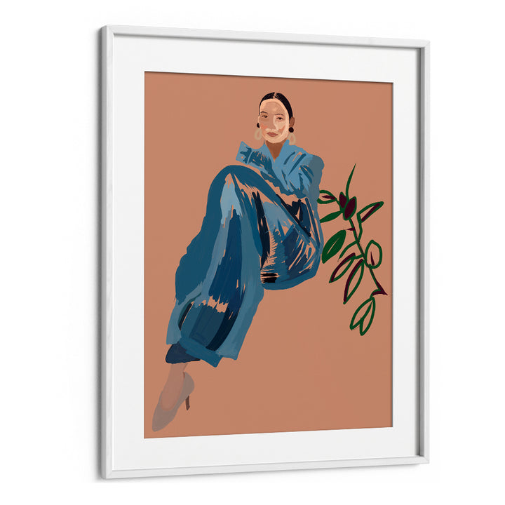 Stylish illustration of PAJAMA CHIC II, PORTRAITS, showcasing comfort and elegance for modern fashion lovers.