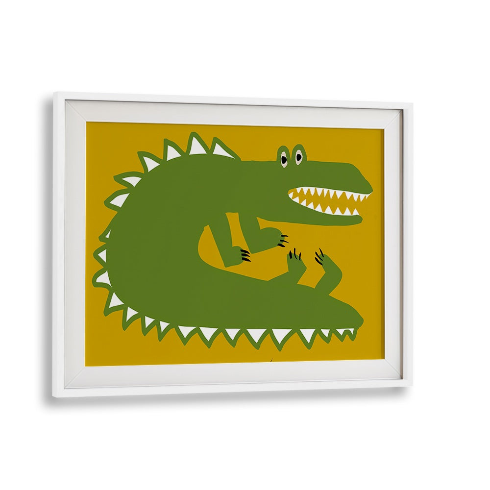 PLAYFUL GREEN ALLIGATOR