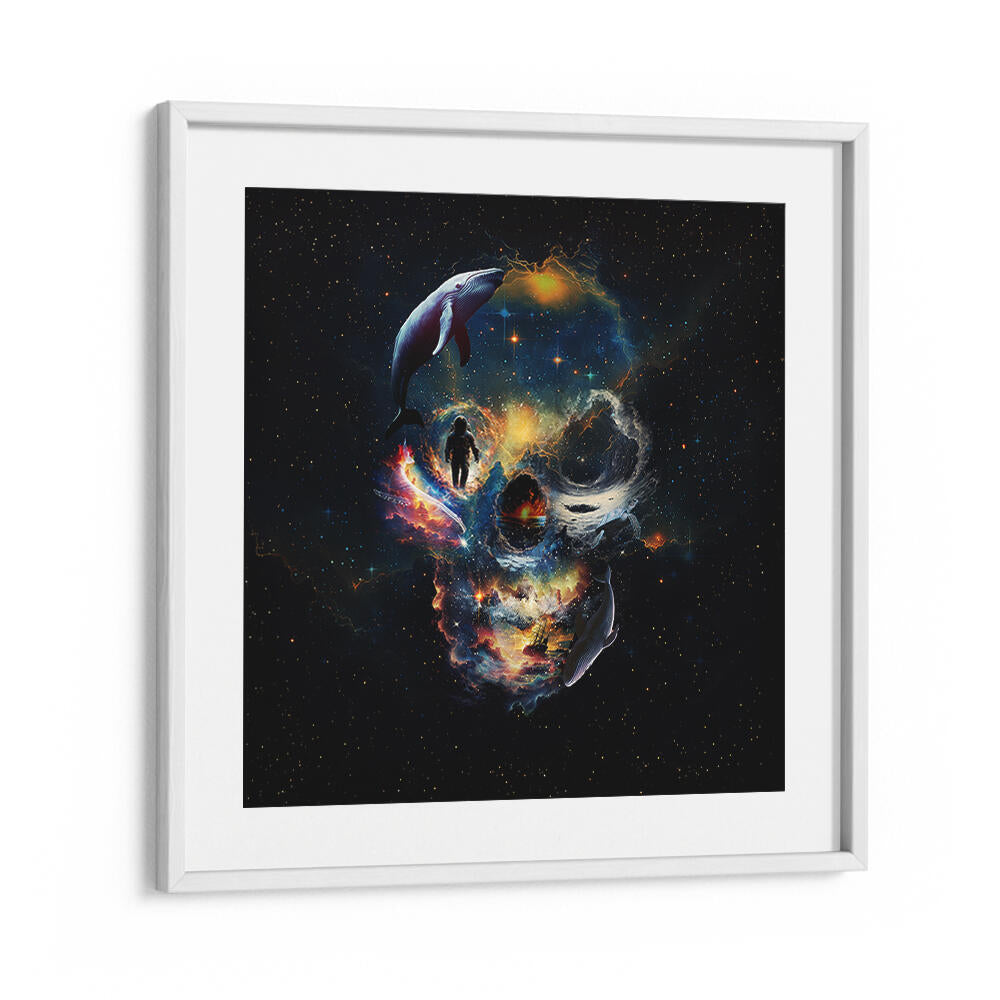PORTAL SKULL , SURREAL ART PRINTS
