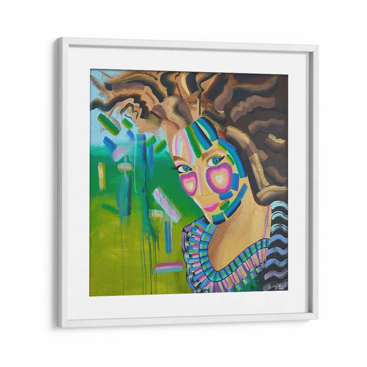 Vibrant artwork featuring PRINCESS, PORTRAITS & FIGURATIVE ILLUSTRATIONS, showcasing abstract emotional expressions.