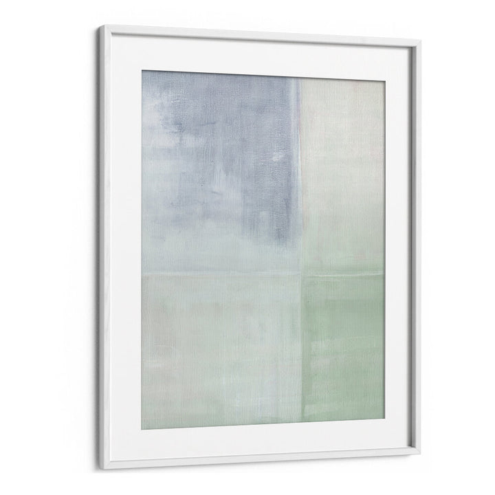 PASTEL PAINTED WALL GREY GREEN , ABSTRACT PAINTINGS