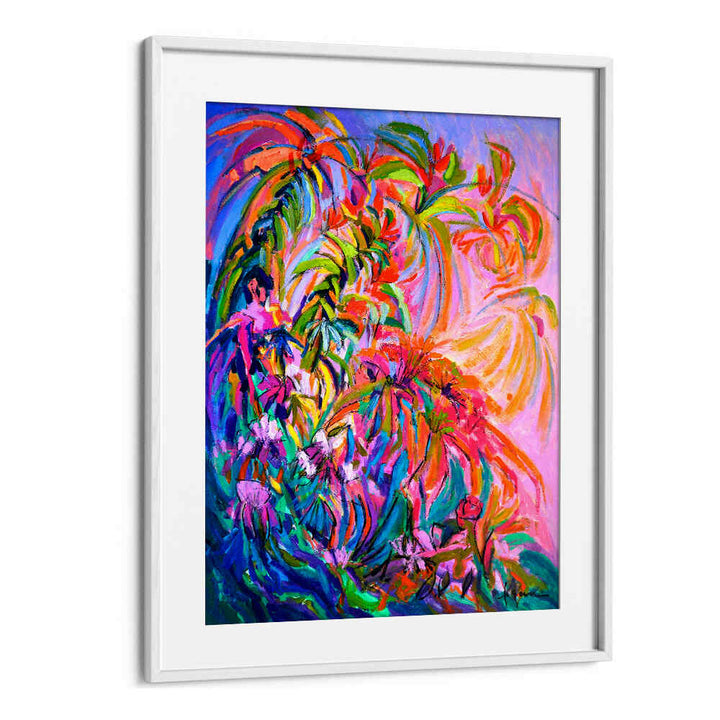 RADIANT FLORAL BALLET , ABSTRACT PAINTINGS