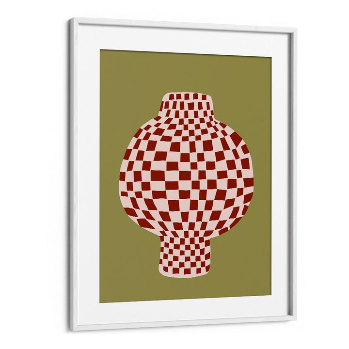 RETRO CHECKERED VASE