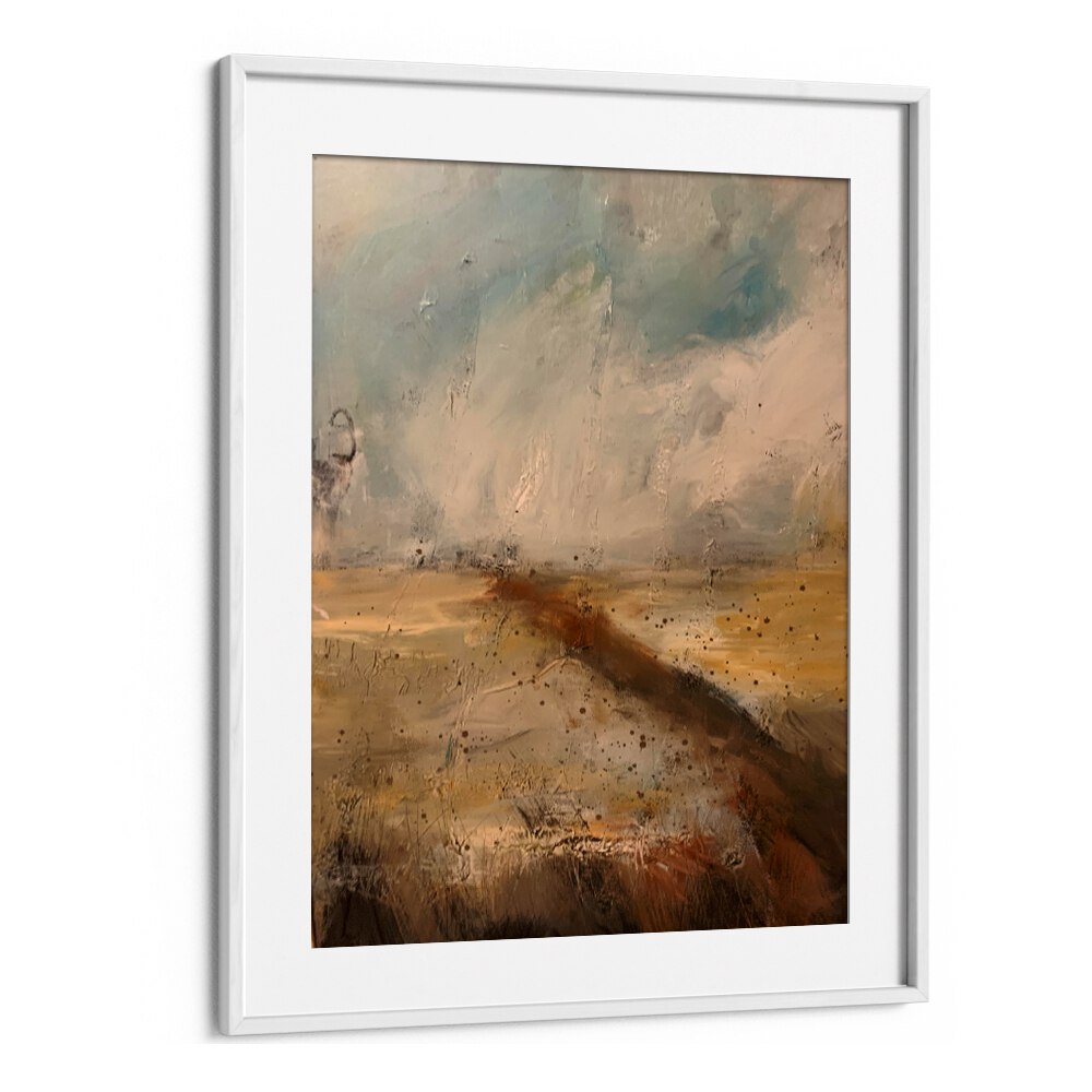 Stunning ROAD, LANDSCAPE PAINTINGS featuring an abstract design that enhances any space with natural beauty.