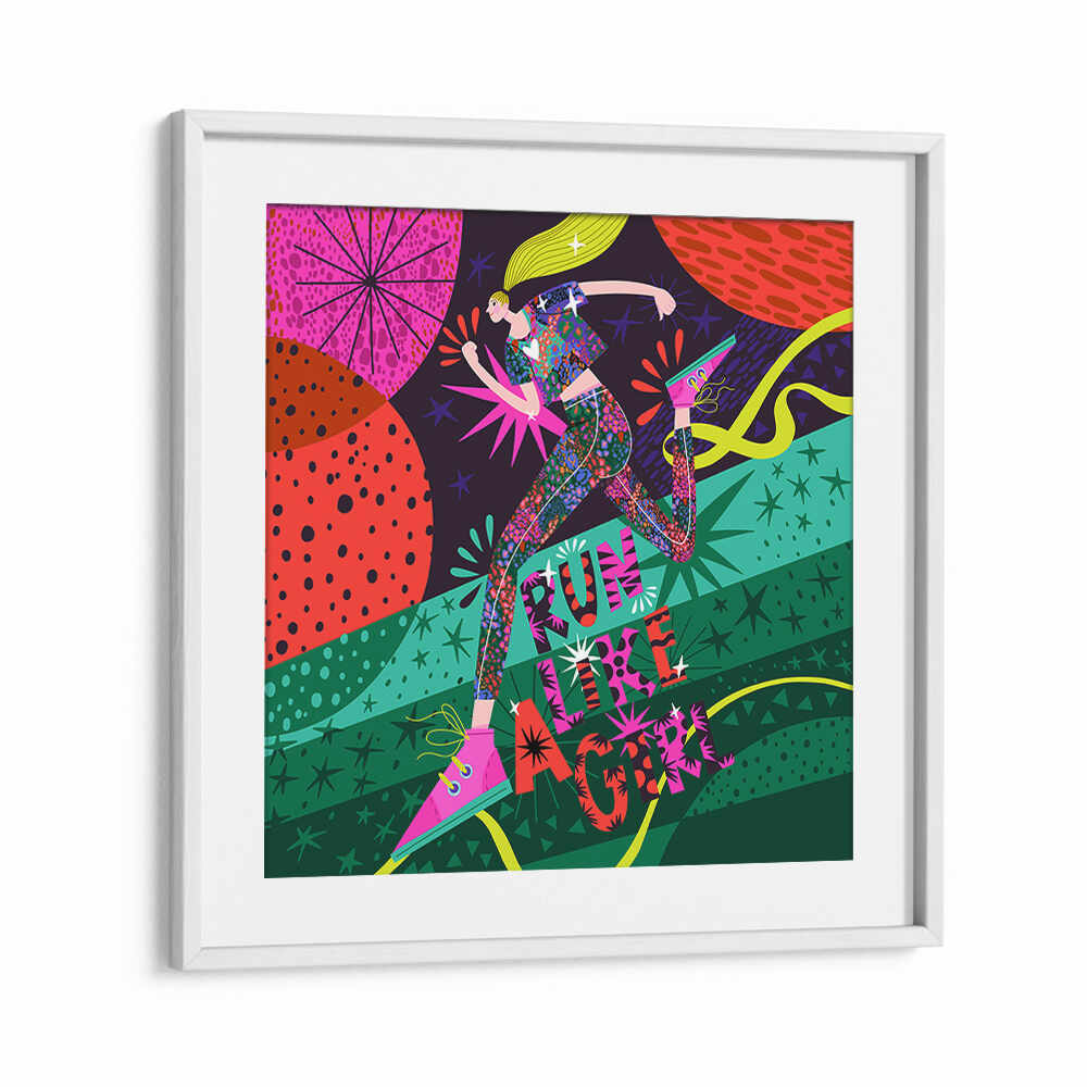 RUN LIKE A GIRL , FASHION POSTERS