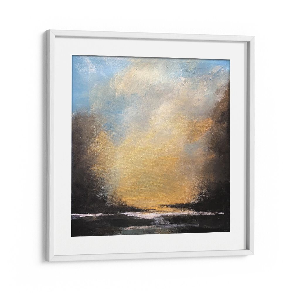 Elegant Sunset Tranquil Horizon, landscape paintings showcasing vibrant colors, perfect for enhancing your space.