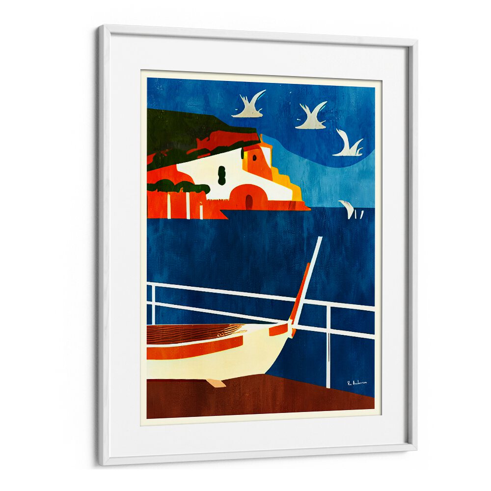 Vibrant LA CORSE, BEACH PAINTINGS capture Corsica's stunning coastline, adding charm to any space. Perfect for coastal decor.