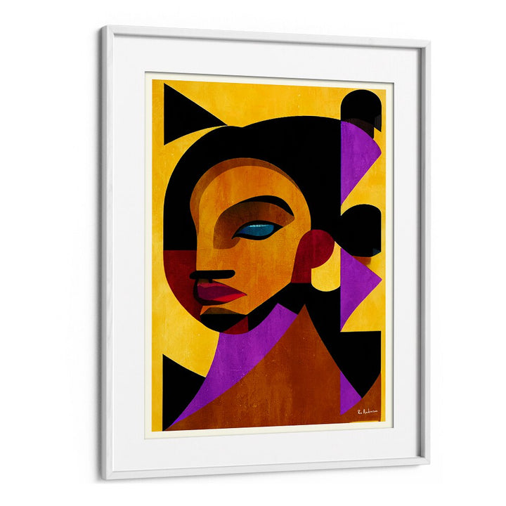 Stylish abstract portrait showcasing elegance, featured in THE GIRL FROM IPANEMA, PORTRAITS collection.