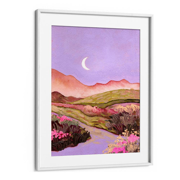 Transform your space with LILAC SKY, LANDSCAPE PAINTINGS featuring serene landscapes and calming lilac hues.
