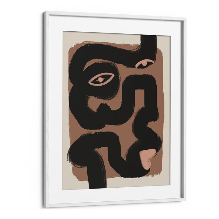 ABSTRACT BLACK PORTRAIT , ABSTRACT PAINTINGS