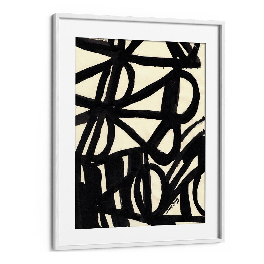 SHAPES AND LINES IN INK II ,ABSTRACT PAINTINGS