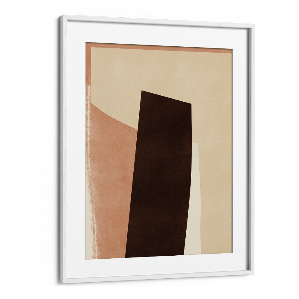 GEOMETRIC SHAPES IN EARTHY TONES , BOHO ART PAINTINGS