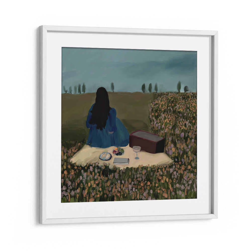 SOLO PICNIC DATE , PORTRAITS & FIGURATIVE ILLUSTRATIONS