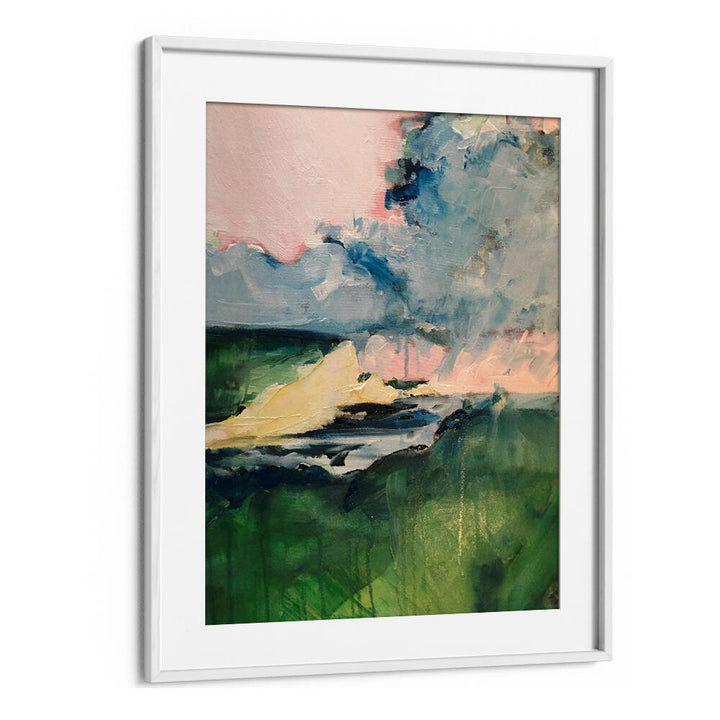 Captivating STORMY HORIZON landscape paintings with a vibrant color blend, perfect for transforming your space.