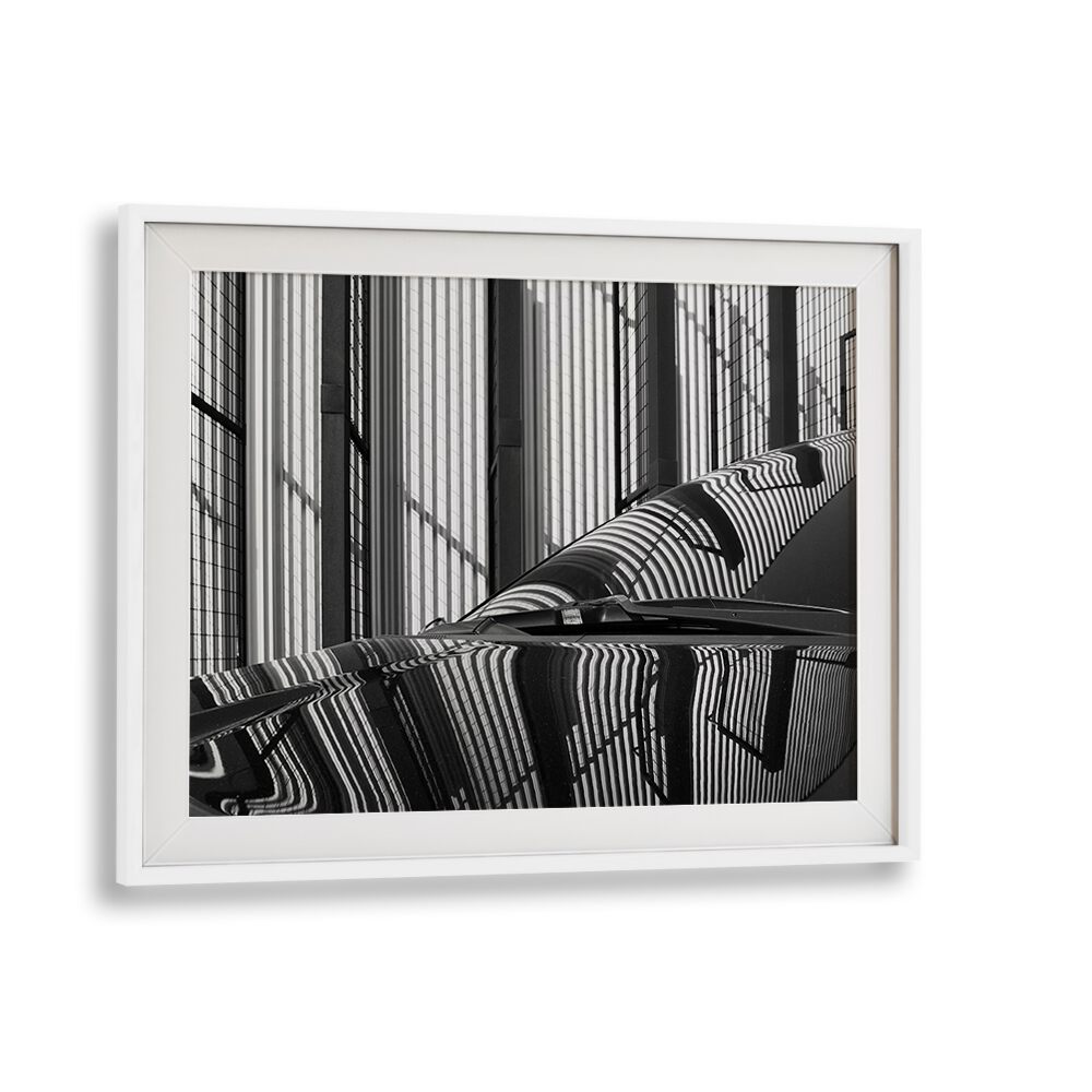 Framed STRAIGHT, PHOTOGRAPHY PRINTS showcasing captivating urban reflections and fine art photography elements.