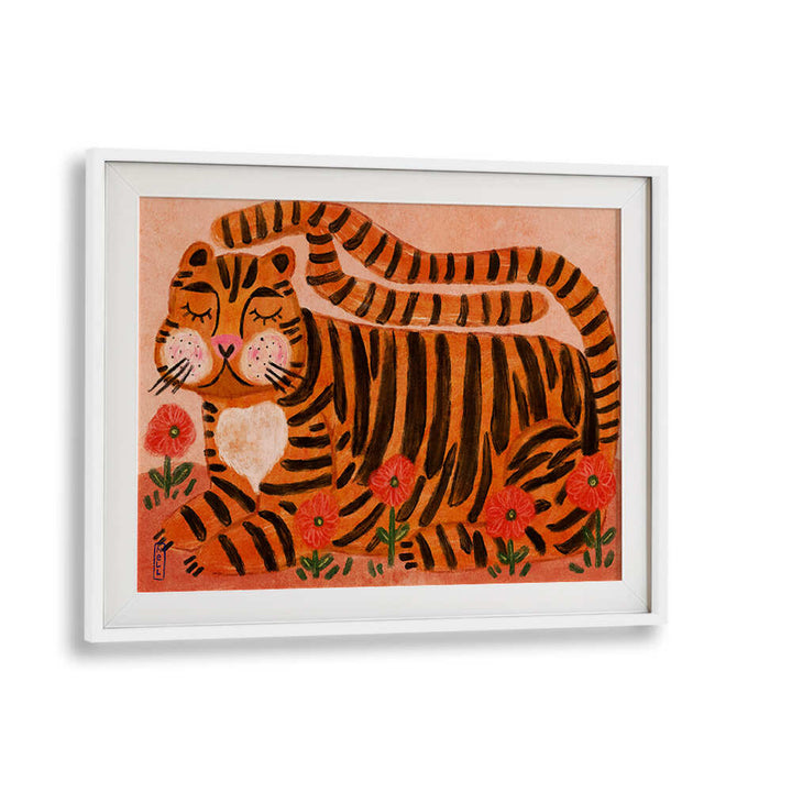 SLEEPING TIGER , KIDS ROOM PAINTINGS