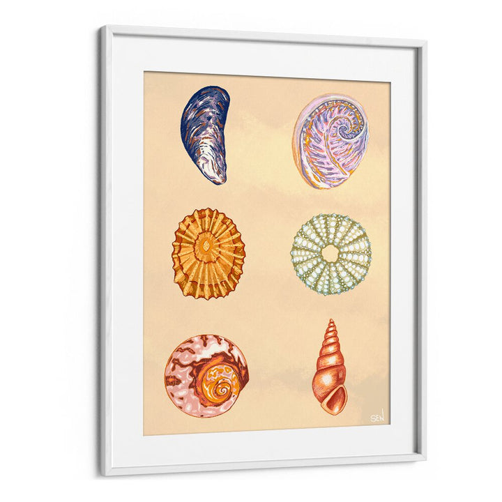 Bright beach-themed artwork featuring the SEAGULL SURF CREW, BEACH PAINTINGS, showcasing coastal serenity and surf culture.