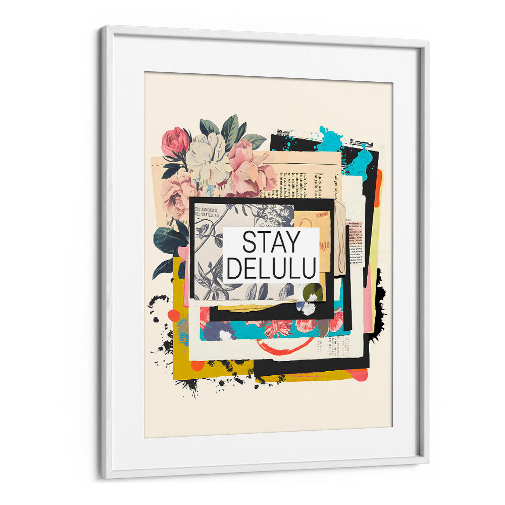 STAY DELULU , QUOTES & TYPOGRAPHY POSTERS
