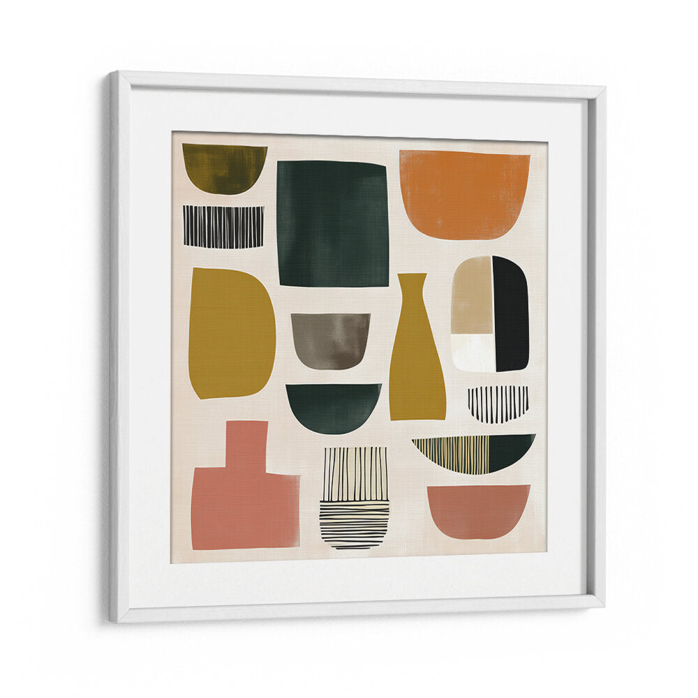 ABSTRACT SHAPES IN EARTH TONES