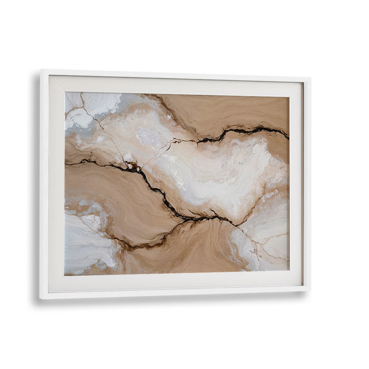 Elegant Striated Fractures, abstract paintings showcasing intricate patterns and natural beauty for stunning decor.